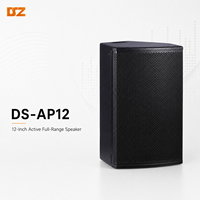 Enceinte active professionnelle DSZ DS-AP12 en bois avec amplificateur intégré pour la scène, les conférences, les auditoriums et les événements