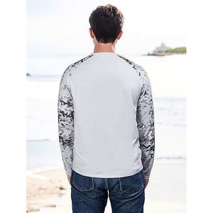 Camiseta de Pesca Deportiva con Protección Solar UPF50+, de Secado Rápido, Manga Larga, Cuello Redondo, Estampada, de Poliéster, Precio de Fábrica - Product Image 4