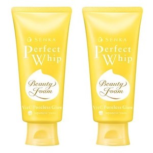 Senka perfetta frusta Beauty vitamina C viso Wash 2 pezzi Set 100g Jae Fanise Yazu Glow Foam per la pelle luminosa - Product Image 1