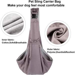 Toptan moda yumuşak nefes evcil hayvan taşıyıcı açık eller serbest giyilebilir küçük köpek köpek kedi Sling seyahat için - Product Image 4