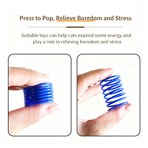Interactive Cat Spiral Creative Spring Toy to Kill Time and Keep Fit, ABS Plastic for Swatting, <strong>Biting</strong>, Hunting Kitten Toys - Product Image 3