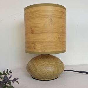 <span class=keywords><strong>Paralume</strong></span> in stile nordico ispirato alla natura sostenibile Mini <span class=keywords><strong>paralume</strong></span> in <span class=keywords><strong>legno</strong></span> per lampada da tavolo design circolare in tessuto - Product Image 6