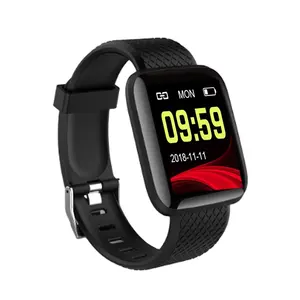 116 Plus Smart Watch Smart Bracelet Band Wristband Sports Fitness Blood Pressure Measurement Watches Pedometer Smartband Watch