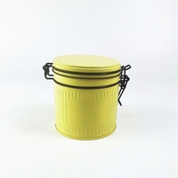 Boîte de rangement en fer pour grains de café et biscuits, colorée, en fil d'acier de couleur macaron, de qualité alimentaire