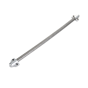 Protection de câble de sonnette électronique à faible quantité minimale de commande 40cm boucle de câble de serrure de porte en plastique argent joint de peinture belle boucle de porte dissimulée - Product Image 6