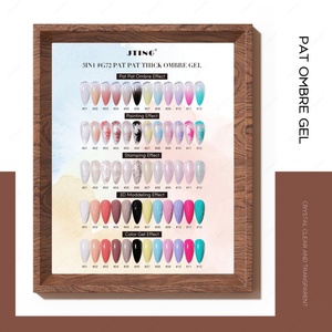 JTING Colección de Gel Ombre Popular de Verano en 12 Colores, Esmalte de Uñas en Gel con Efecto 5 en 1, OEM/ODM, Diseño Gratuito, Esmalte de Uñas en Gel de Marca Privada - Product Image 3
