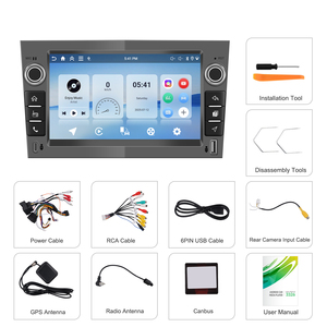 Autoradio Android Hikity 4+128G/4+64G 7'' pour Opel Astra/Antara/Corsa/Zafira/Meriva, CarPlay sans fil, Android Auto, écran Incell - Product Image 6