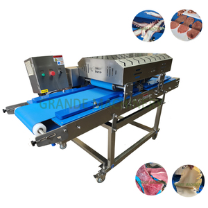 Horizontal Barbecue Tranches Rôti Viande Concombres De Mer Boeuf Poisson Saumon Poulpe Trancheuse De Coupe Trancheuse Machine - Product Image 1