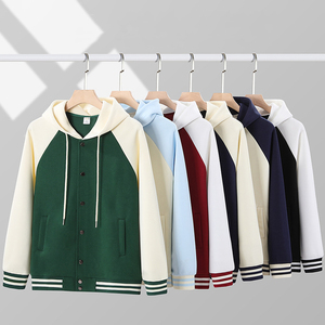 Chất Lượng Cao Tùy Chỉnh Đại Học Áo Khoác Cổ Điển Mùa Đông Mỹ Bóng Chày Cao Đẳng Trường Trung Học Trùm Nón Varsity Áo Khoác - Product Image 1