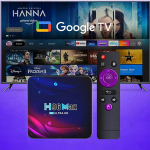 H96 MAX V11 STB Lecteur multimédia en streaming 4K, boîtier décodeur Internet intelligent OTT Premium pour Android Dream <span class=keywords><strong>TV</strong></span> 4 Go 1 an - Product Image 1