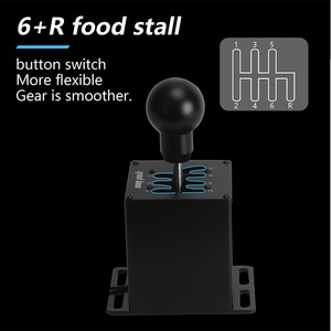 로지텍 G27 G29 G25 G920 듀얼 1 핑거 슬리브 콘솔 용 USB H 기어 시프터 메탈 조이스틱 노스 스타 셀 트리거 블랙 - Product Image 4