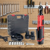 Clé à chocs sans fil 12V à moteur sans balais, vente directe usine, avec cliquet allongé 4 pouces, batterie lithium-ion de qualité industrielle