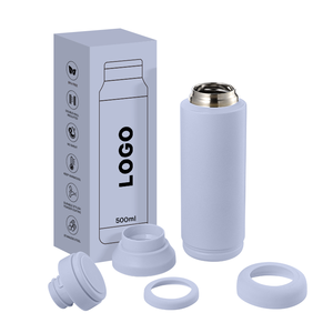 Termo de Doble Pared con Aislamiento al Vacío de 500 ml, Acero Inoxidable 18/8 con Tapa Infusora, Diseño Silencioso con Base de Silicona - Product Image 1