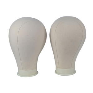 21 "22" 23 "24" 25 "Cabeza de <span class=keywords><strong>peluca</strong></span> corcho lienzo bloque cabeza maniquí <span class=keywords><strong>peluca</strong></span> pantalla estilo cabeza con agujero de montaje - Product Image 2