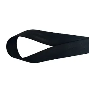 Webbing High Strength Polyester Webbing Durable Waterproof Strap 3.8CM Black Belts For Luggage