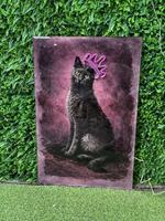 Enseigne néon LED personnalisée pour chat, en PVC, étanche IP68, pour décoration murale de jardin, fêtes et mariages