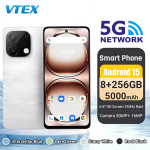 6.8 "HD 5G LTE โทรศัพท์มือถือ OCTA core Android <span class=keywords><strong>15</strong></span> 5000mAh 20W PD ชาร์จเร็วหน้าจอ120Hz 8GB 128GB 256GB ลายนิ้วมือโทรศัพท์5g - Product Image 3