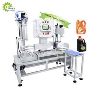 ZXSMART Haute Précision Pesant 10L 20L Jerrycan Huile Comestible Tambour Seau Emballage Machine De Remplissage et De Scellage - Product Image 1
