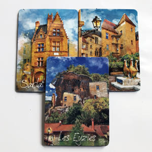 Magnete del frigorifero del frigorifero del metallo della latta del ricordo della città del paese di progettazione personalizzata promozionale - Product Image 6