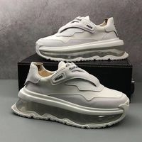 Chaussures de sport décontractées pour hommes, style européen 2026, respirantes, à semelle épaisse, baskets 'Dad' avec coussin d'air, à enfiler, tendance automne