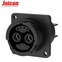 موصل Jnicon 50A V مقاوم للماء IP67 XLR عالي الجهد 2 + 4P موصل مقبس مستدير للذكور للطاقة