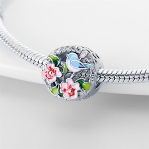 Venta al por mayor <span class=keywords><strong>de</strong></span> dijes <span class=keywords><strong>de</strong></span> plata <span class=keywords><strong>de</strong></span> ley 925 con diseño <span class=keywords><strong>de</strong></span> crisantemos y girasoles para <span class=keywords><strong>pulseras</strong></span>, regalo <span class=keywords><strong>de</strong></span> joyería DIY - Product Image 3