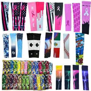 Manchon de bras personnalisé FQ, vente en gros, cyclisme, volleyball, baseball, camouflage, manchon de bras, protection solaire extérieure, bande de bras - Product Image 1