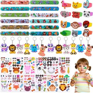 Set de 48 Artículos de Fiesta con Temática de la Selva <span class=keywords><strong>para</strong></span> Cumpleaños, <span class=keywords><strong>Halloween</strong></span> y Pascua, con Juguetes Pequeños <span class=keywords><strong>para</strong></span> Niños - Bolsas de Regalo Creativas - Product Image 1
