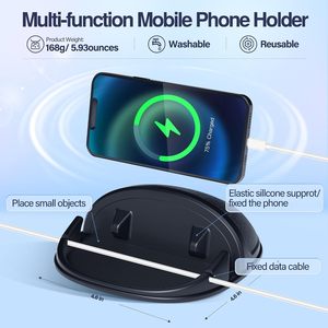 Soporte de Silicona Resistente para Teléfono de Coche, Diseño de Alfombrilla Antideslizante, Duradero, Lavable, Universal, Compatible con Todos los Teléfonos Inteligentes - Product Image 4