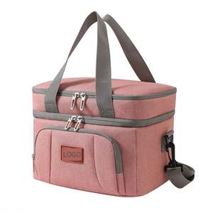 Sac à déjeuner portable personnalisé pour l'extérieur, grand sac isotherme portable, sac isotherme réutilisable pour les voyages - Product Image 1