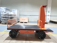 Chariot à plateforme électrique 1000 kg, chariot à plateforme motorisé robuste, chariot à main, chariot à roulettes