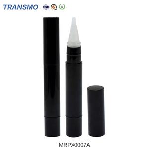 Custom Makeup Click Pen New Design 4ml Black Empty Nail Oil Pen PP Plastic Round Gel Lipgloss Holder <b>Pencil</b> With Brush - Product Image 4