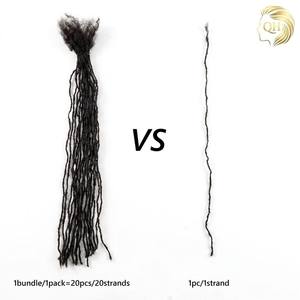 Extensiones de Cabello Natural Ruso para Microlocs, de Cero a Un Centímetro, Seis Diez y Seis Pulgadas, para Reparación de Rastas, Salones de Belleza, EE. UU. - Product Image 4