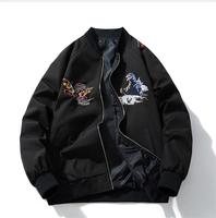 Veste brodée ODM avec logo 3D, veste streetwear pour homme, pour marque, faible MOQ