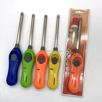Briquet à gaz rechargeable pour barbecue, camping, cuisine, vente en gros