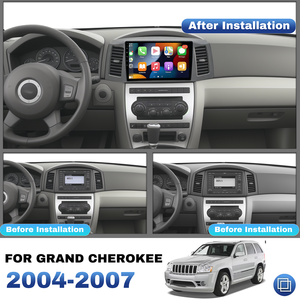 Phổ 10in màn hình xe đài phát thanh <span class=keywords><strong>MP5</strong></span> đa phương tiện Máy nghe nhạc TF Thẻ/USB/AUX cho Bluetooth Stereo cho Grand Cherokee 2004 2007 Carplay - Product Image 2