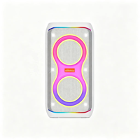 Haut-parleur Bluetooth d'extérieur 6,5 pouces avec poignée, idéal pour le camping et le karaoké, 40W, rechargeable, compatible FM USB TF TWS DSP – Fournisseur d'usine