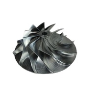 Prototype rapide 5 axes usinage CNC de précision aluminium/acier turbocompresseur turbine booster turbine