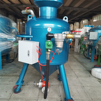 Machine de sablage portable certifiée CE Jichuan, garantie 1 an, marque réputée, PLC pour l'élimination de la rouille des structures en acier