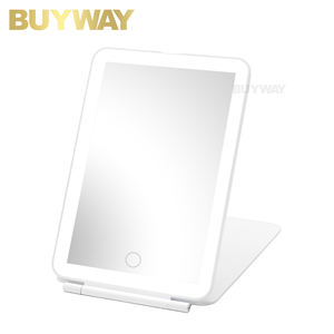 Fabricant de miroir de maquillage cosmétique de voyage pliable portable rechargeable de style Ipad avec lumière LED - Product Image 2