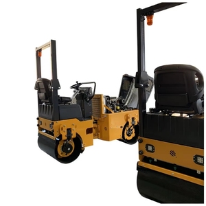 Kud7d722 3 Ton Mini Tandem silindirleri 65Hz 1620kg çift davul titreşimli yol silindir hidrolik vibrasyonlu silindir pompa çekirdek