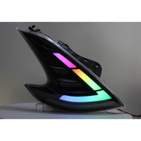 Feux arrière Z34 avec lentille rouge en ABS, 12V, pièces automobiles, feux LED arrière pour Nissan 370Z 2008-2019