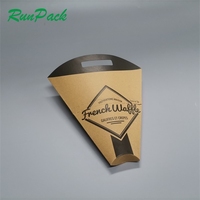 Boîtes d'emballage personnalisées avec logo, cônes en papier crépon, porte-cônes en papier crépon