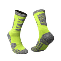 Chaussettes de sport d'extérieur épaisses pour la randonnée et le ski, en coton peigné extra-épais avec dos en terry, pour hommes, vente en gros transfrontalière