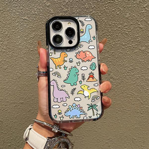 Explosions transfrontalières mignon dinosaure pour animaux de compagnie 13 <span class=keywords><strong>11</strong></span> Pro Max dessin animé étui de téléphone portable en TPU pour <span class=keywords><strong>iPhone</strong></span> 16 nouveau comprend le téléphone - Product Image 2