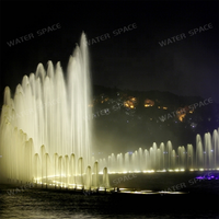 Fuente Musical Decorativa Personalizada de Fábrica, Fuente de Agua Danzante 1D 3D para Lagos Grandes, Fuente Colorida para Exteriores, Equipo de Paisajismo en Venta