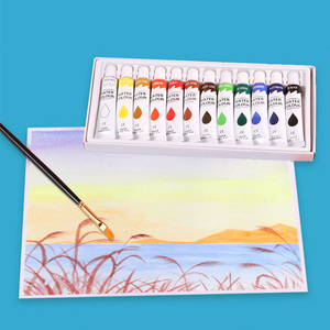 Set di Colori ad Acquerello Personalizzabile con Logo, 12 Colori da 12ml in Tubetti di Alluminio per Pittura per Bambini - Product Image 6