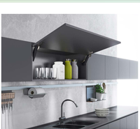 Meubles de cuisine haut de gamme durables, anti-rayures, modulaires, modernes, avec surface en pierre frittée, résistants à l'eau et écologiques