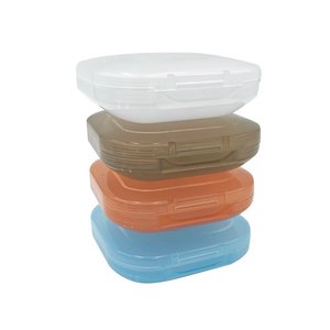 Caja de almacenamiento para aparatos dentales, caja de almacenamiento para retenedores de ortodoncia, estuche portátil transparente para aparatos dentales, estuche esmerilado para aparatos invisibles, estuche para dientes - Product Image 2