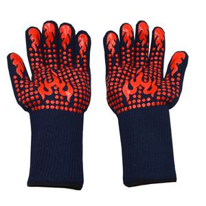 Gants de sécurité extra longs pour l'extérieur, résistants à la chaleur, en silicone, pour la cuisine et le barbecue - Product Image 4